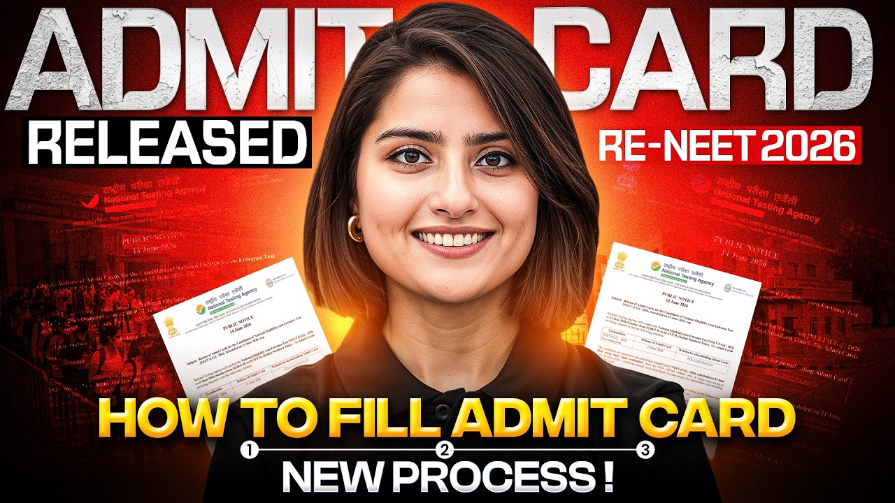 How To Fill RE-NEET 2026 Admit Card? - WATCH THIS | Step By Step New Process | Seep Pahuja