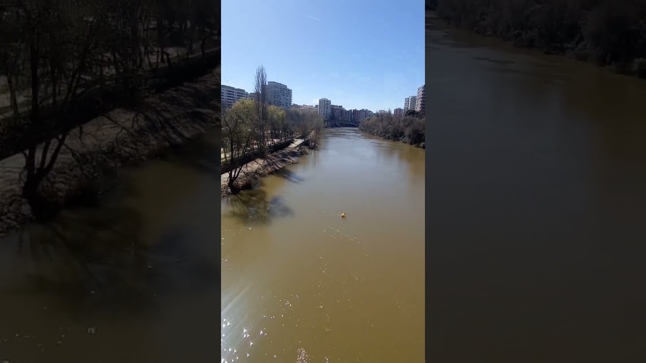 vista del r&iacute;o Pisuerga en Valladolid