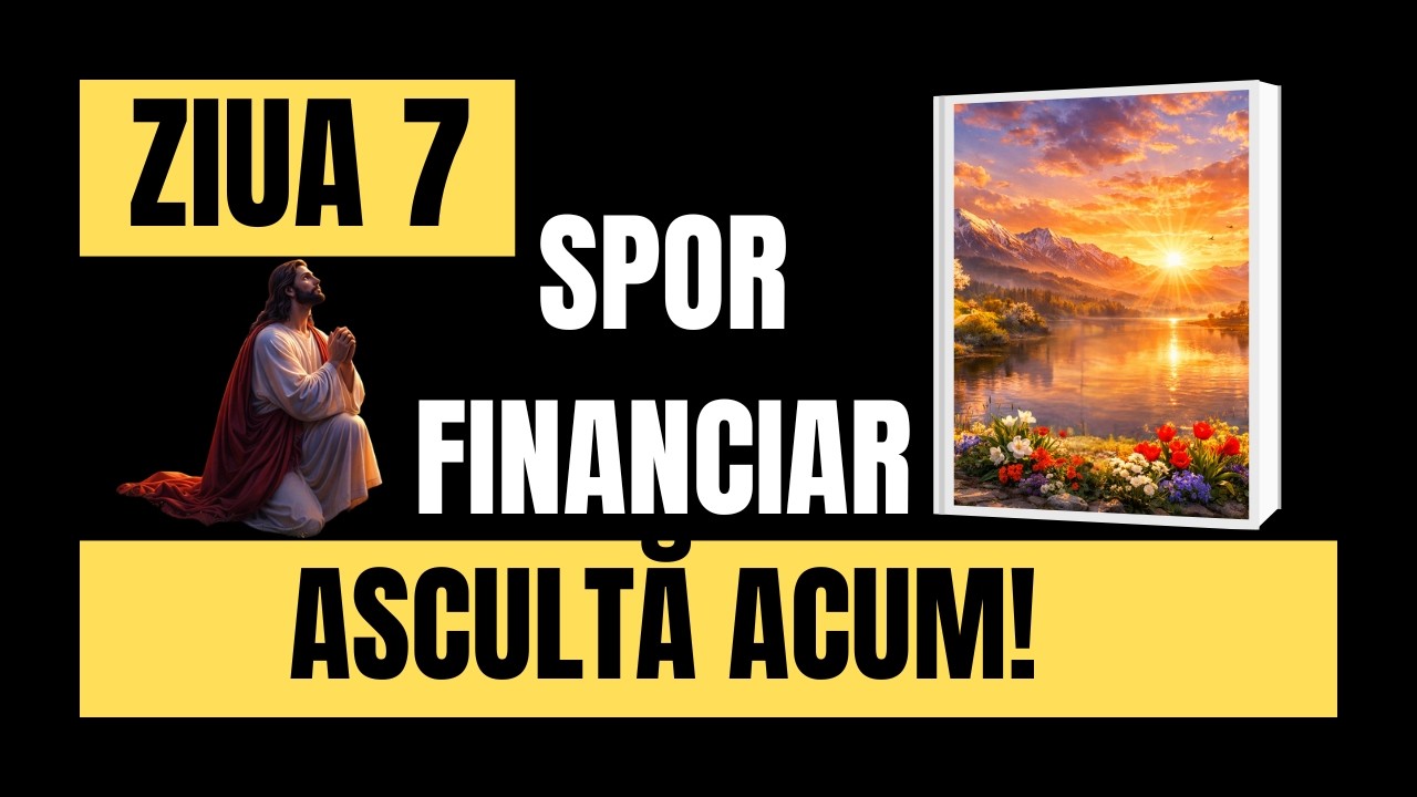 🙏 Ziua a 7-a din Postul Paștelui | Rugăciune Puternică pentru Spor și Binecuvântare Financiară