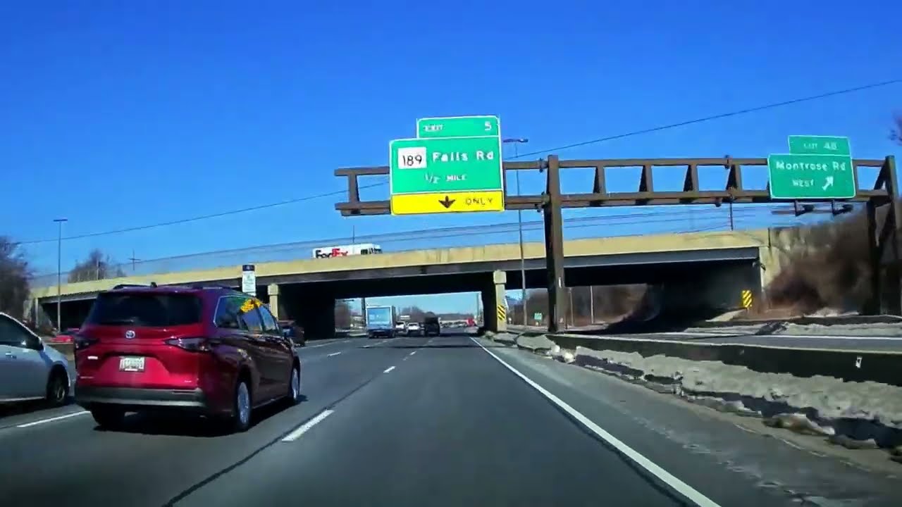Suburban Virginia and Maryland Highway Tour.  Interstates 66, 495 and 270 and VA State Route 267.