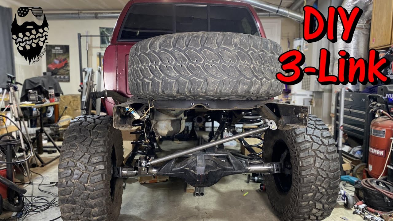 Simple 3 Link suspension! DIY solid axle swap S10 with Jeep Gladiator coils!