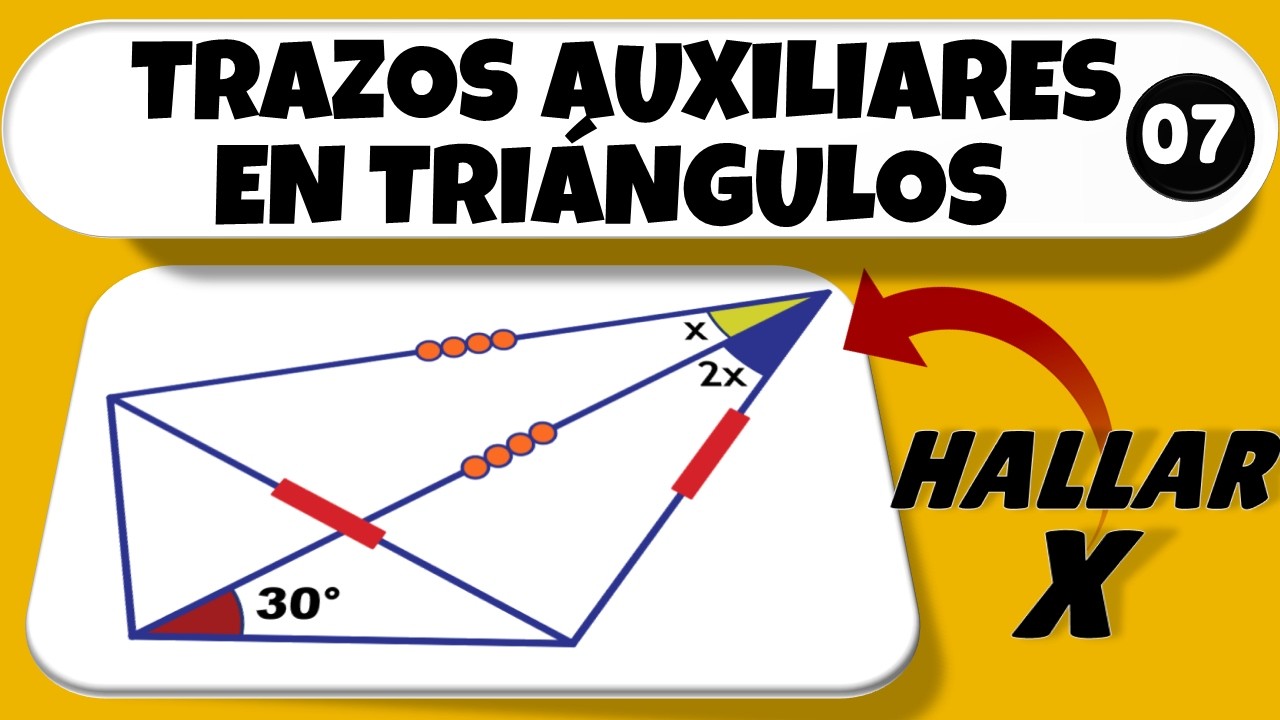 ✏️ Trazos Auxiliares en el Triángulo ¡Paso a Paso y Sin Complicaciones!