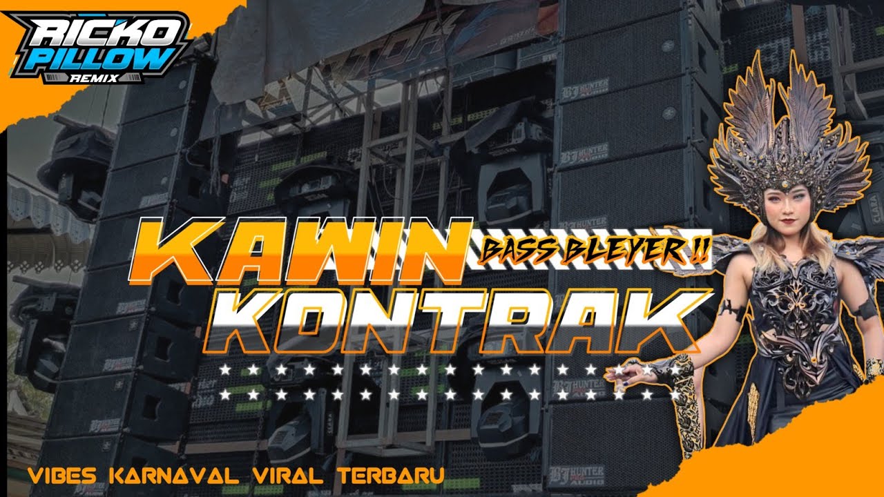 Vibes Karnaval Bass Bleyer | DJ KAWIN KONTRAK | DJ Ricko Pillow Remix (Official Visualizer)