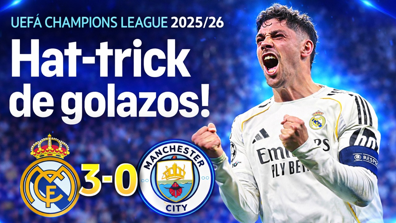 HAT-TRICK DE VALVERDE! EL REAL MADRID DESTROZÓ AL CITY