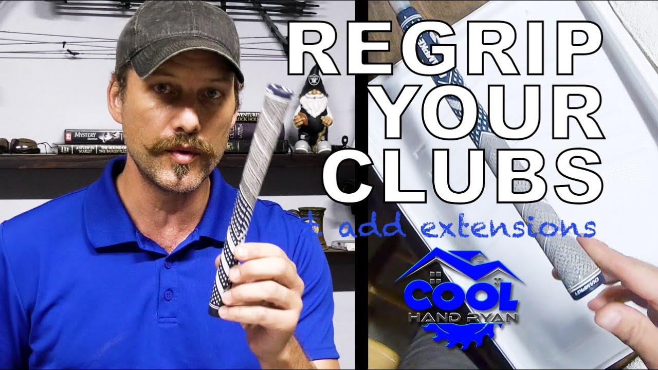 How to Change Golf Grips [No Vise] and Add Extensions