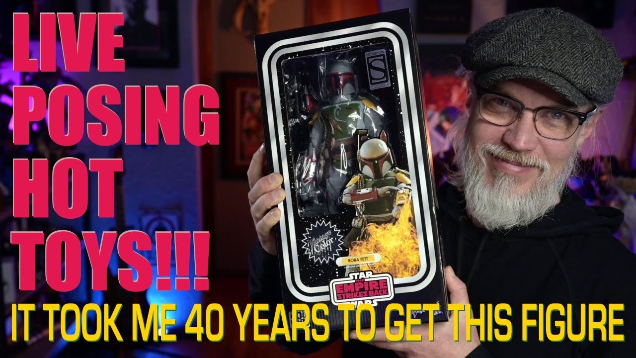 LIVE POSING HOT TOYS Vintage Color ESB 40th Anniversary Boba Fett!