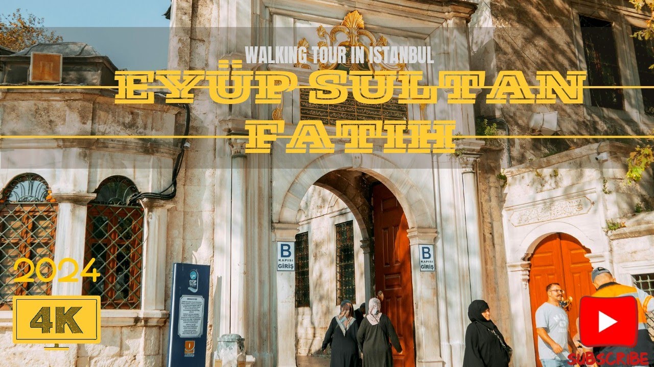 Ey&uuml;p Sultan in İstanbul, Turkey 4K ultra HD walking tour