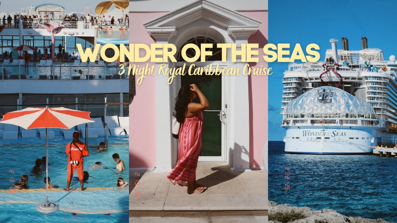 weekend getaway: 3 nights on wonder of the seas cruise to the bahamas | testing the new dji action 6