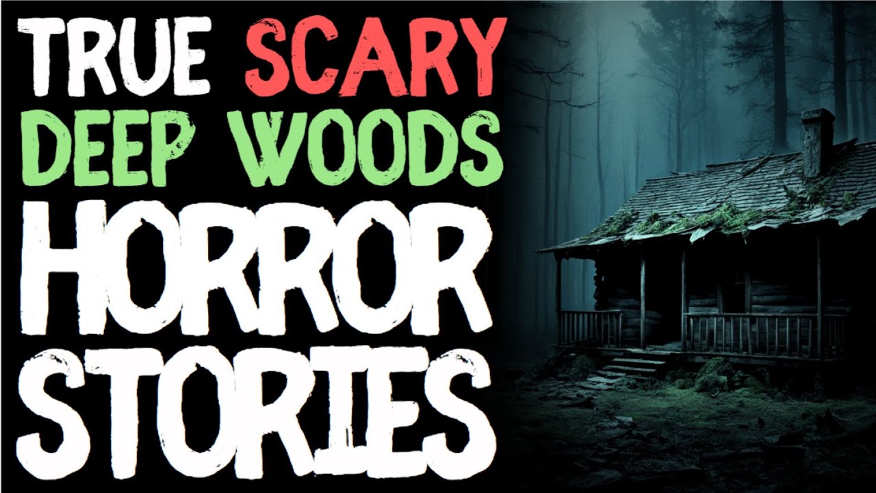 True Deep Woods Scary Horror Stories for Sleep | Black Screen with Rain Sounds