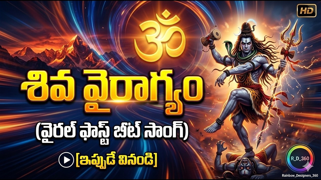 శివ వైరాగ్యం | Shiva Vairagya Song | Powerful Fast Beat Shiva Devotional Song