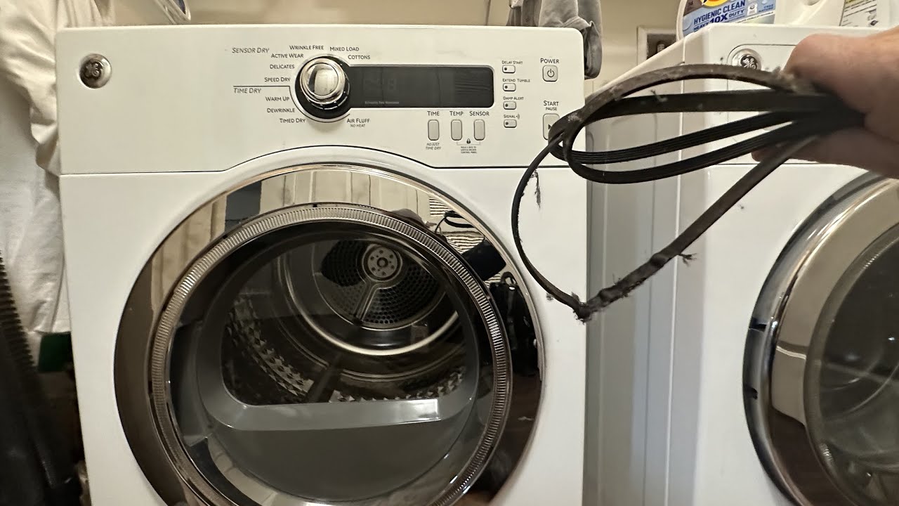 GE Dryer Belt Replacement (Front Load)