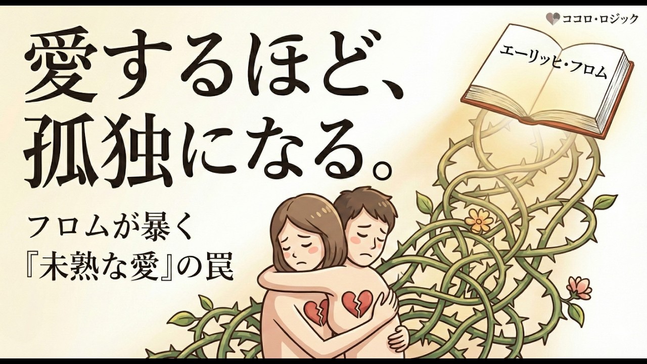 「愛するほど、孤独になる。」 エーリッヒ・フロムが教える『未熟な愛』の罠