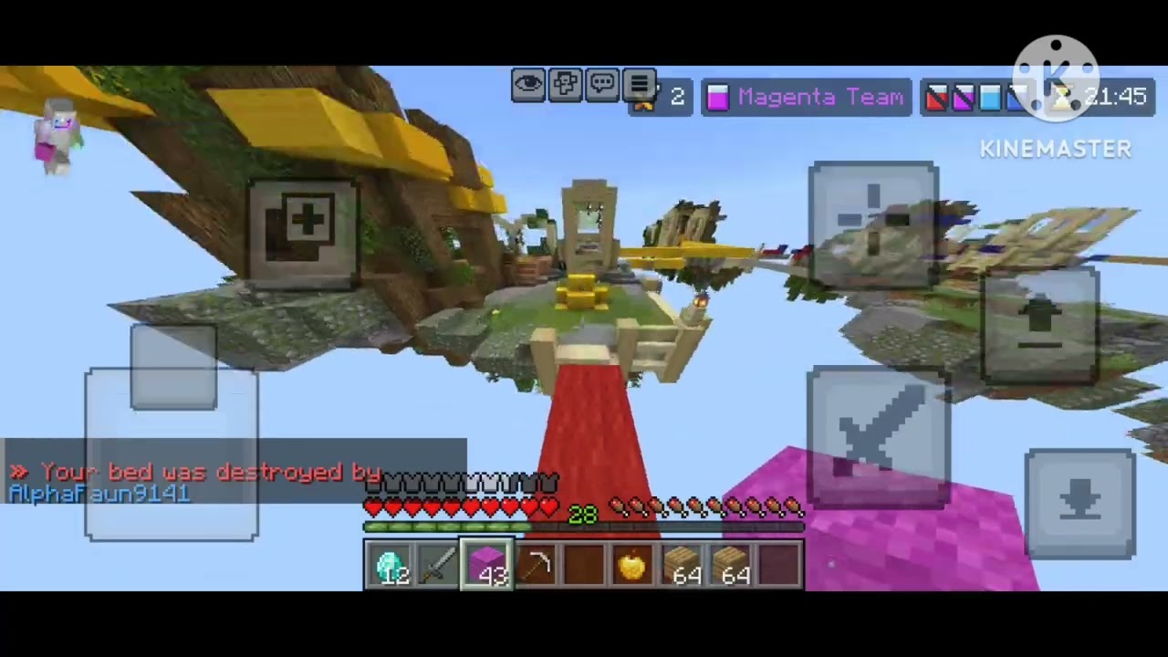 Killing Everyone in Hive #Bedwars #gaming #fyp