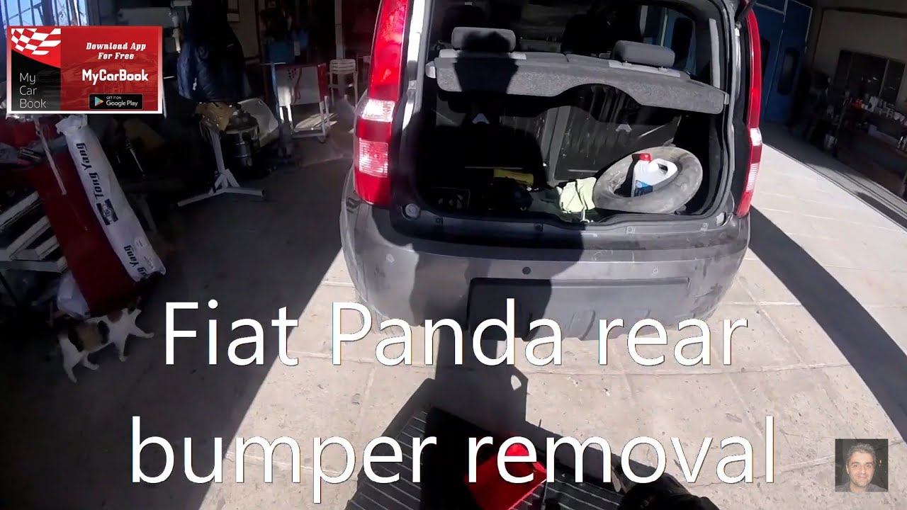 Fiat Panda (2003–2012) rear bumper removal