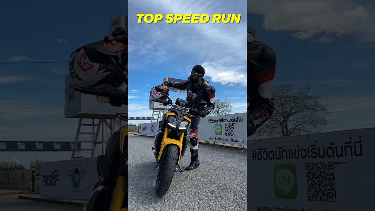 TVS RTR 310 Top Speed Run 🚀 Shocked 😳 