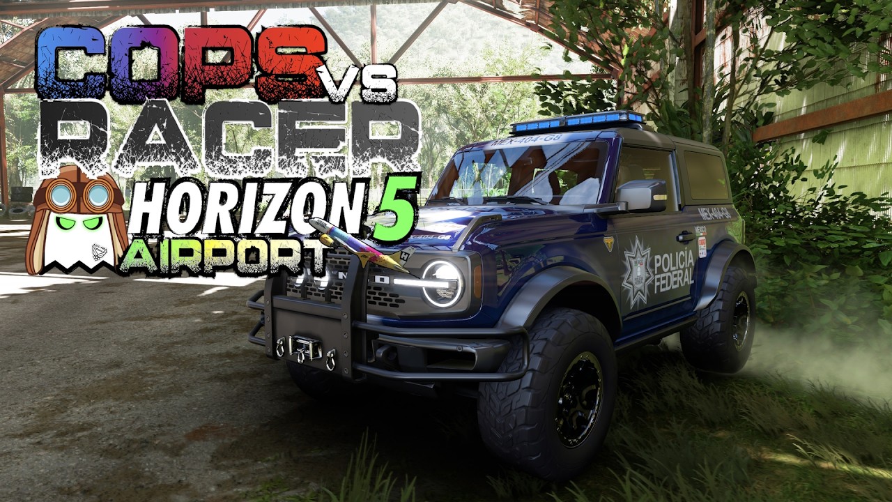 Forza Horizon 5 - COPS vs RACER - Airport - Multiplayer