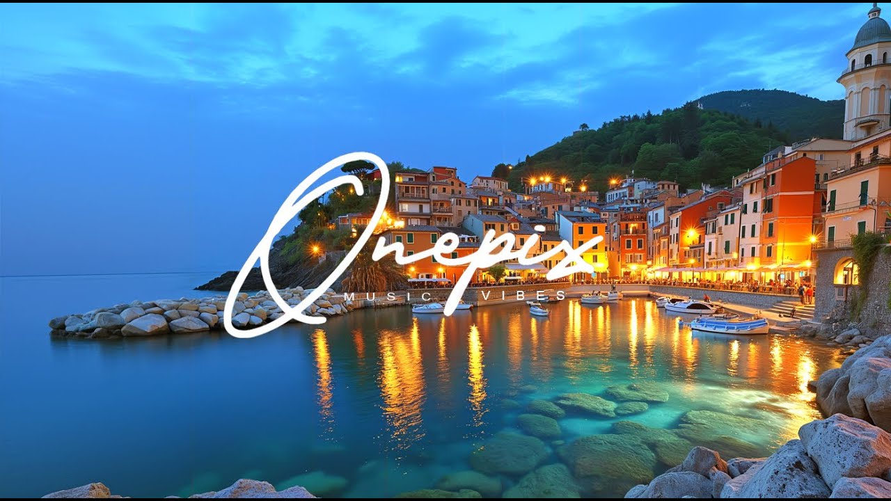 Italian & Mediterranean Music 🎶 | 2+ Hours of Relaxing Coastal Views & Lake Como Scenery