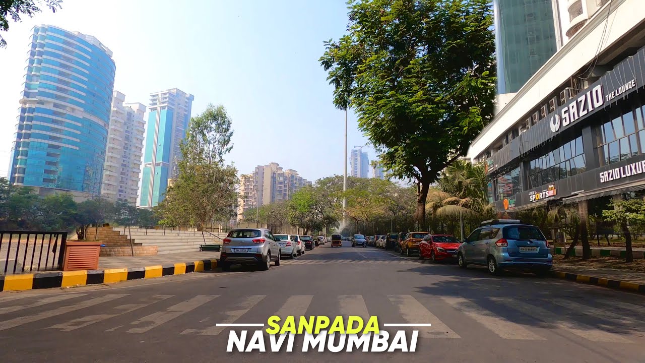 Navi Mumbai Skyline | 4K Drive in Sanpada
