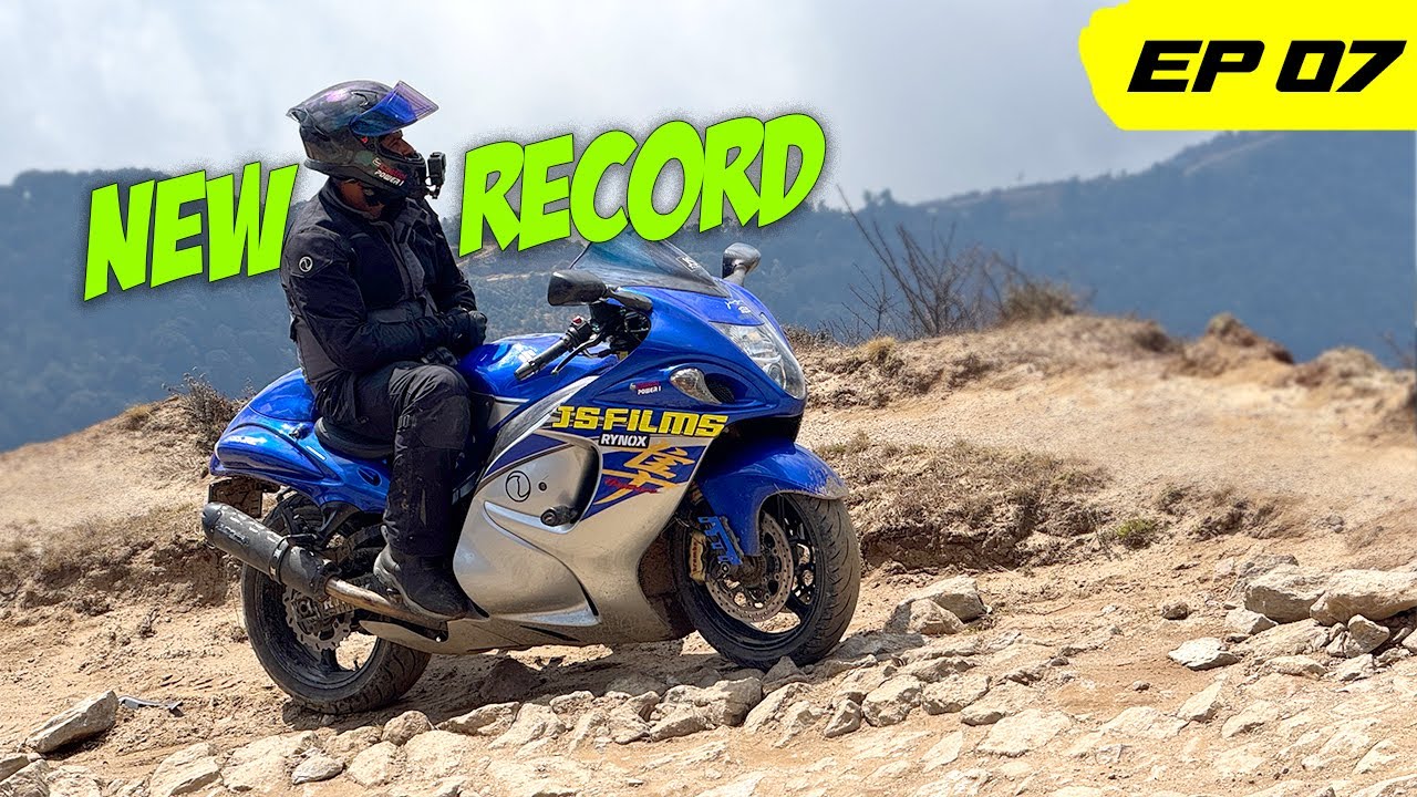 1500 kms in 24hrs on Hayabusa 🚀 Siliguri to Delhi nonstop!!