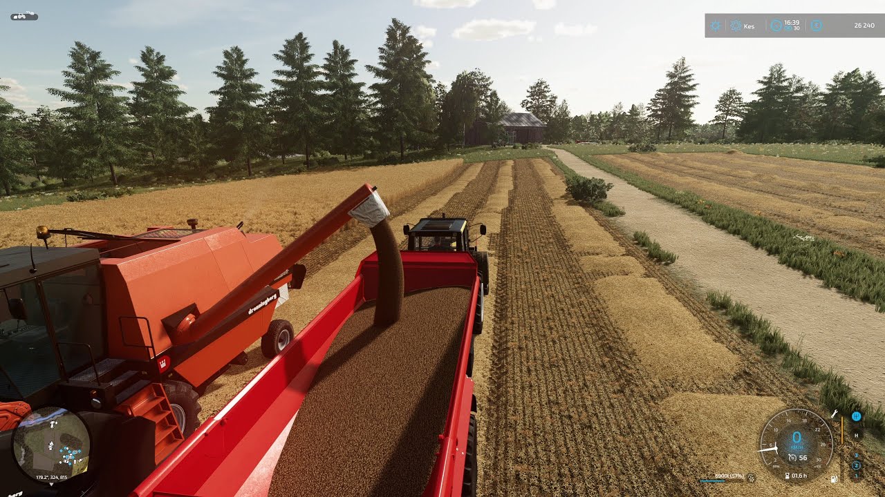 Puintipäivä! Navetoille on saatava olkia | Farming Simulator 22 | Paapan Tilukset #40
