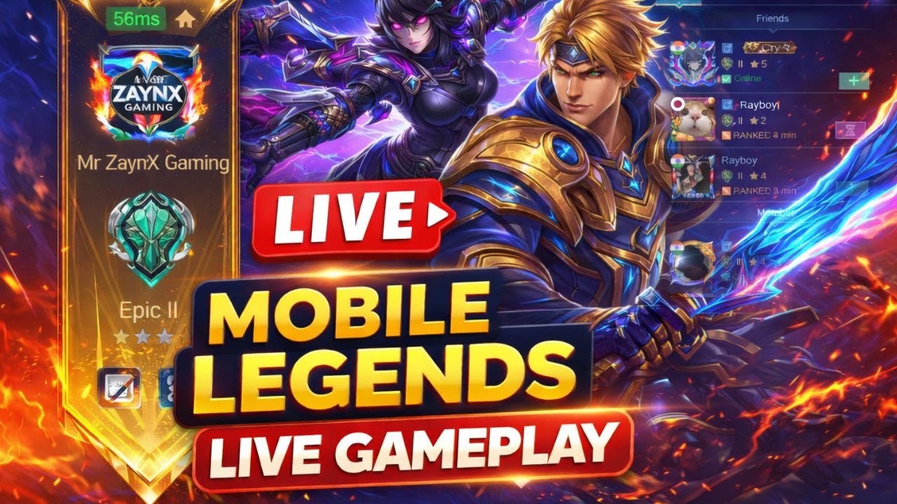 MOBILE LEGENDS В ПРЯМОМ ЭФИРЕ | Рейтинговые матчи | Эпичный геймплей