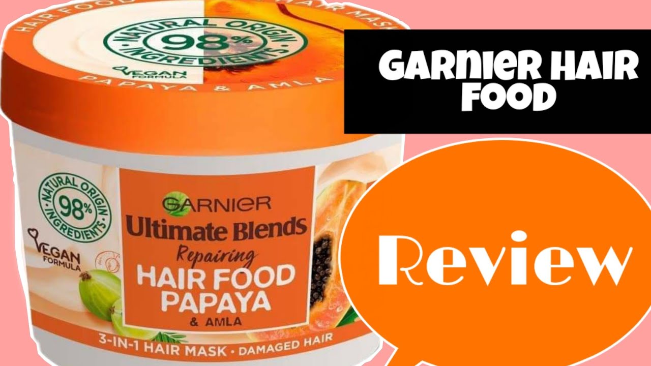 Garnier Ultimate Blend Hair Food Papaya and Amla 3 in1 l Garnier Repairing Hair Mask For Damage hair