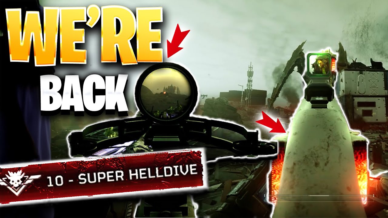 HELLDIVERS 2 - The Crossbow and Railgun Are The New META (Solo Super Helldive Difficulty)