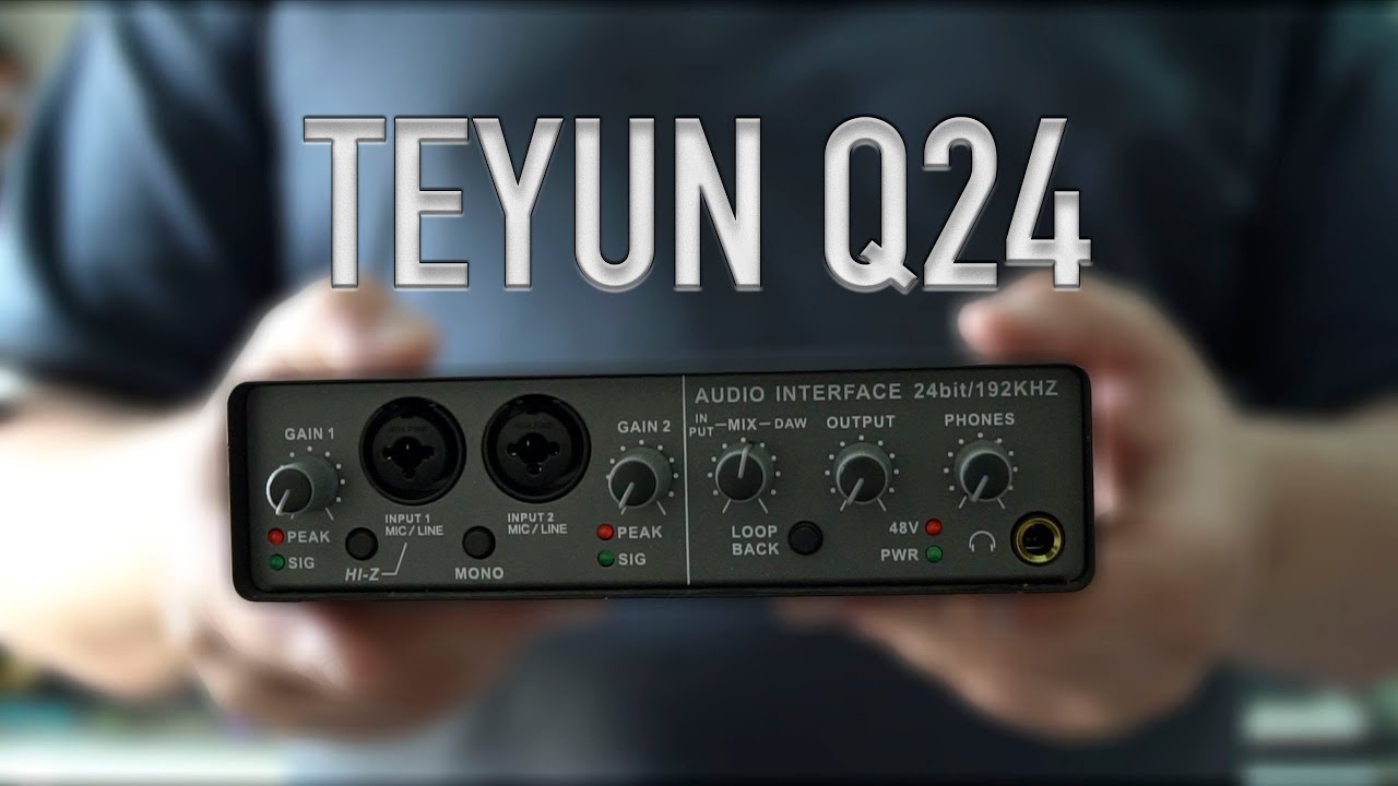Аудиокарта Teyun Q 24 #созданиемузыки #recordstudio #записьпесни#Аудиокарта