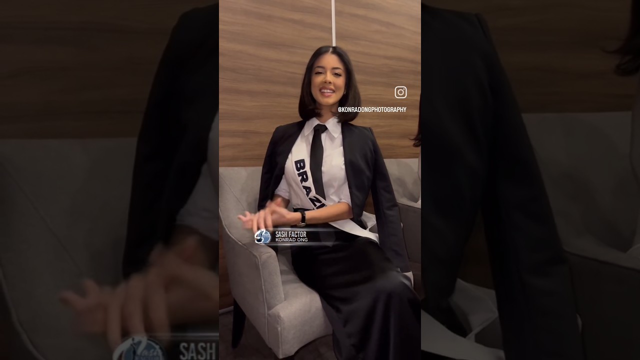 Miss Universe Brazil 2024 Luana Cavalcante talking about her interviews 😍🔥 