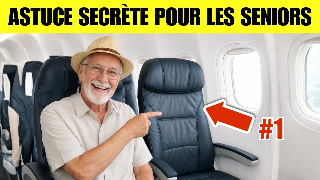 Plus de 60 Ans : L’Astuce Secrète Pour Bien S’Asseoir Dans L’Avion