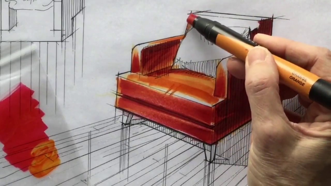 Quick Sketch #1 Rendered in COLOUR  Pt 1