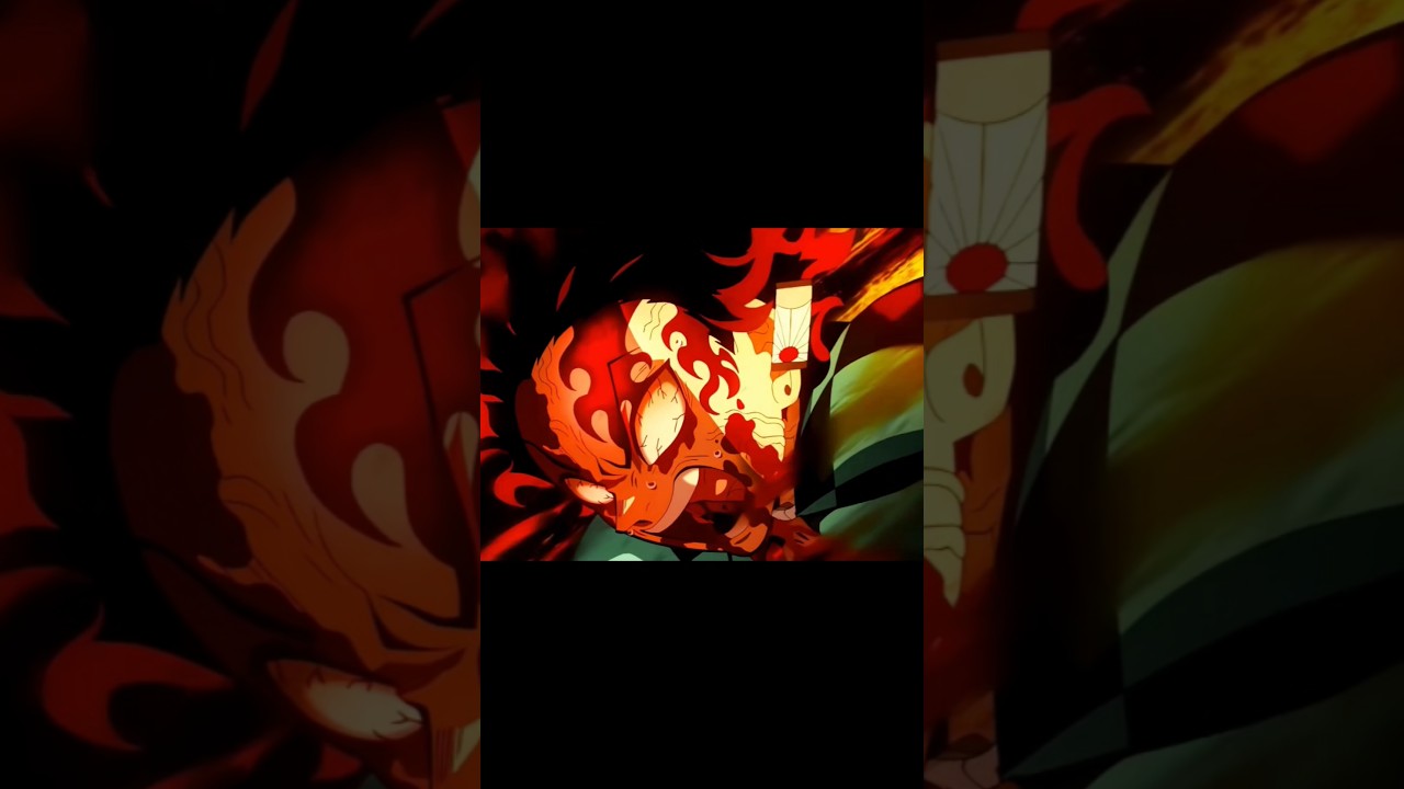 Tanjiro vs Gyutaro rage ☠️ || demon slayer fighting scene ☠️ #viralvideo #demonslayer #sanji #edit