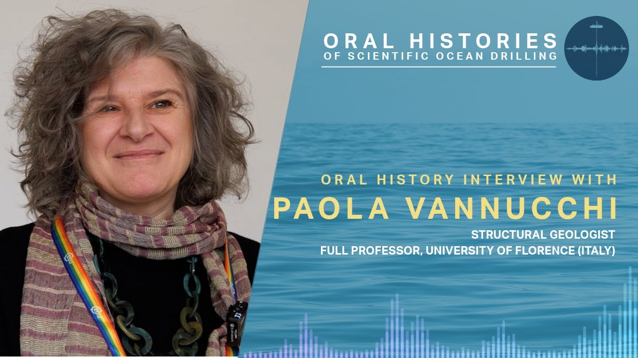 Paola Vannuchi and how she got introduced to scientific ocean drilling