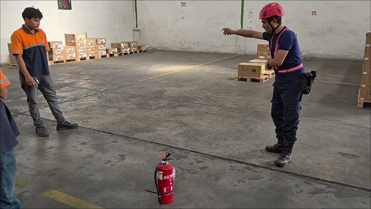 Simulasi fire drill mks