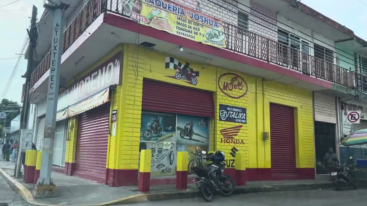 Recorrido por las calles de San Juan Bautista, Tuxtepec , Oaxaca, México. 