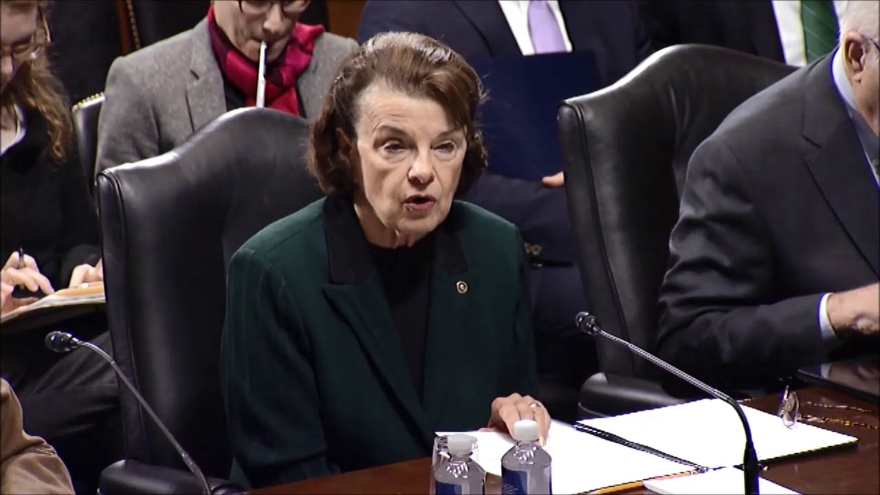Feinstein Speaks on Andrew McCabe Firing and Cambridge Analytica
