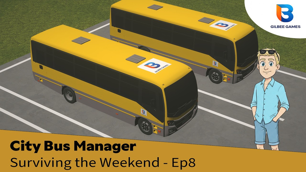 The Weekend Survival Challenge! | City Bus Manager - School Bus Ep8