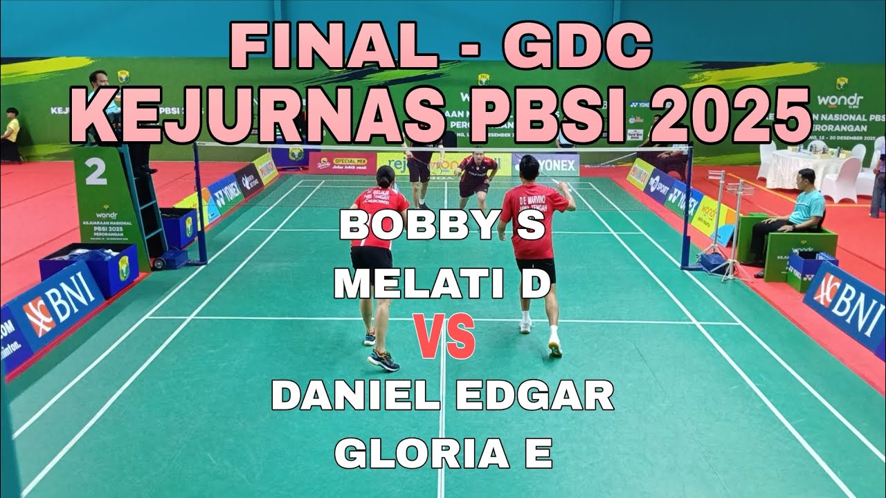 FINAL - BOBBY/MELATI VS DANIEL/GLORIA  - KEJUARAAN NASIONAL PBSI 2025 