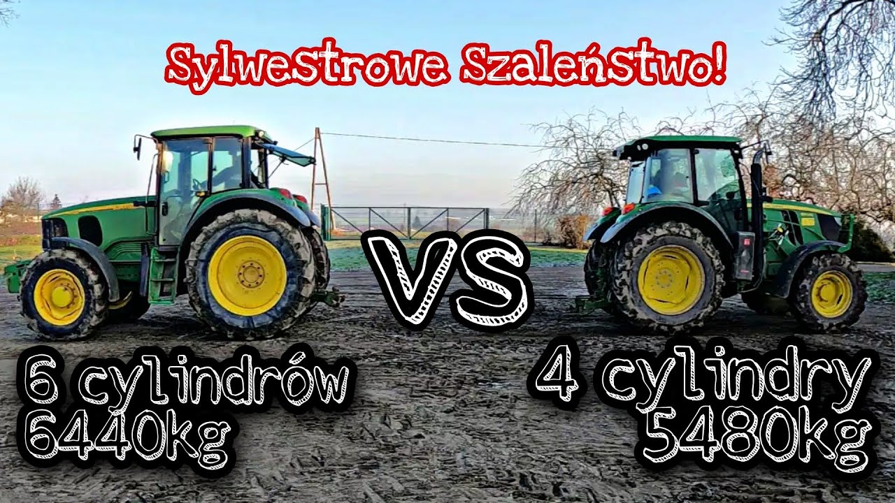 John Deere 6620SE (Mateusz) vs John Deere 6110MC (Agnieszka)