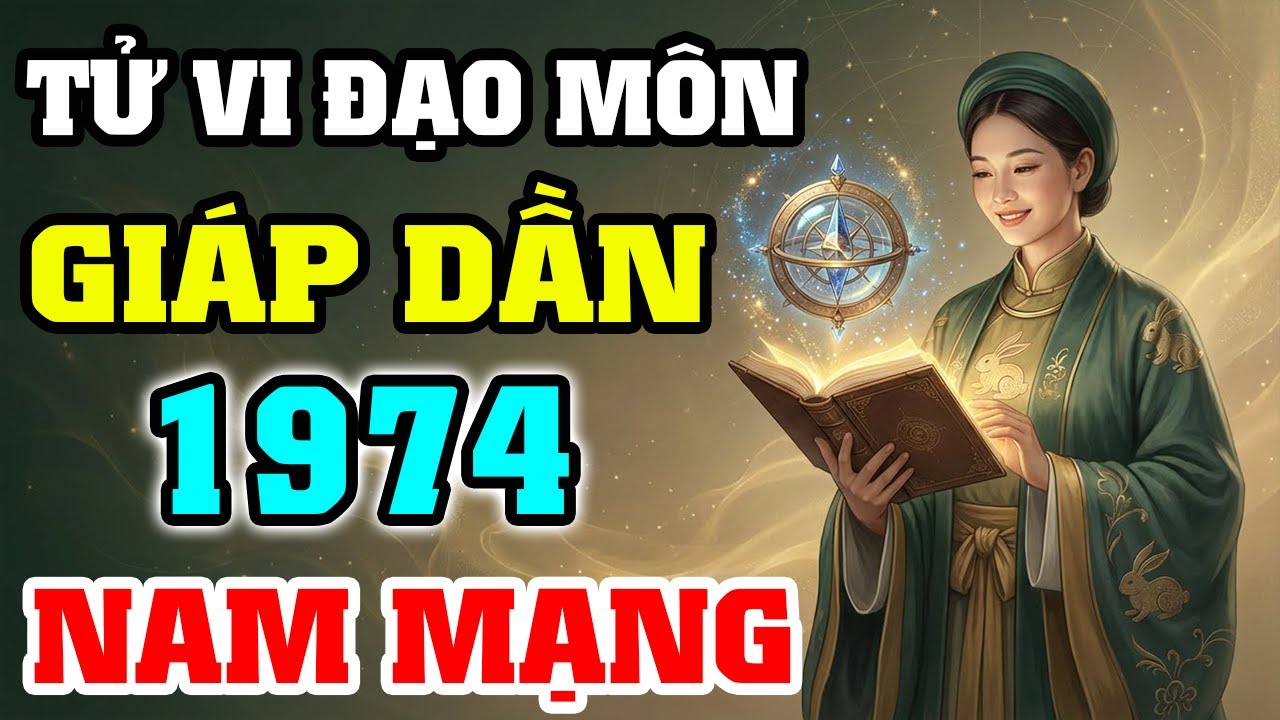 Tử Vi Tuổi Giáp Dần 1974 - Nam Mạng Năm 2026: Sao Thái Âm Chiếu Mệnh, Vận Trình Hanh Thông Và Chữa L