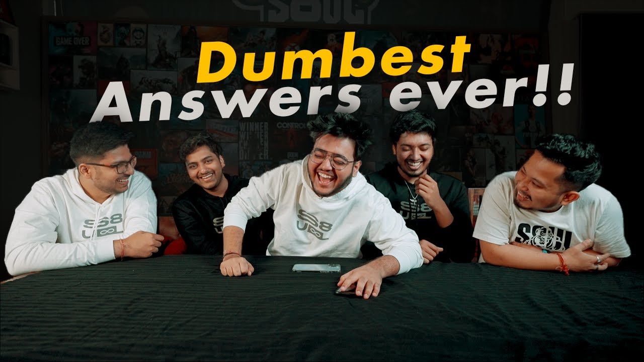 Dumbest Answers Ever !! Ft. S8UL CREATORS