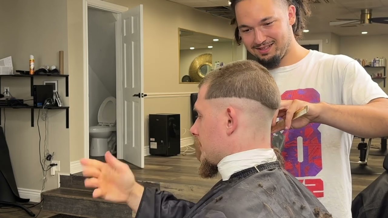 How to cut a mullet off