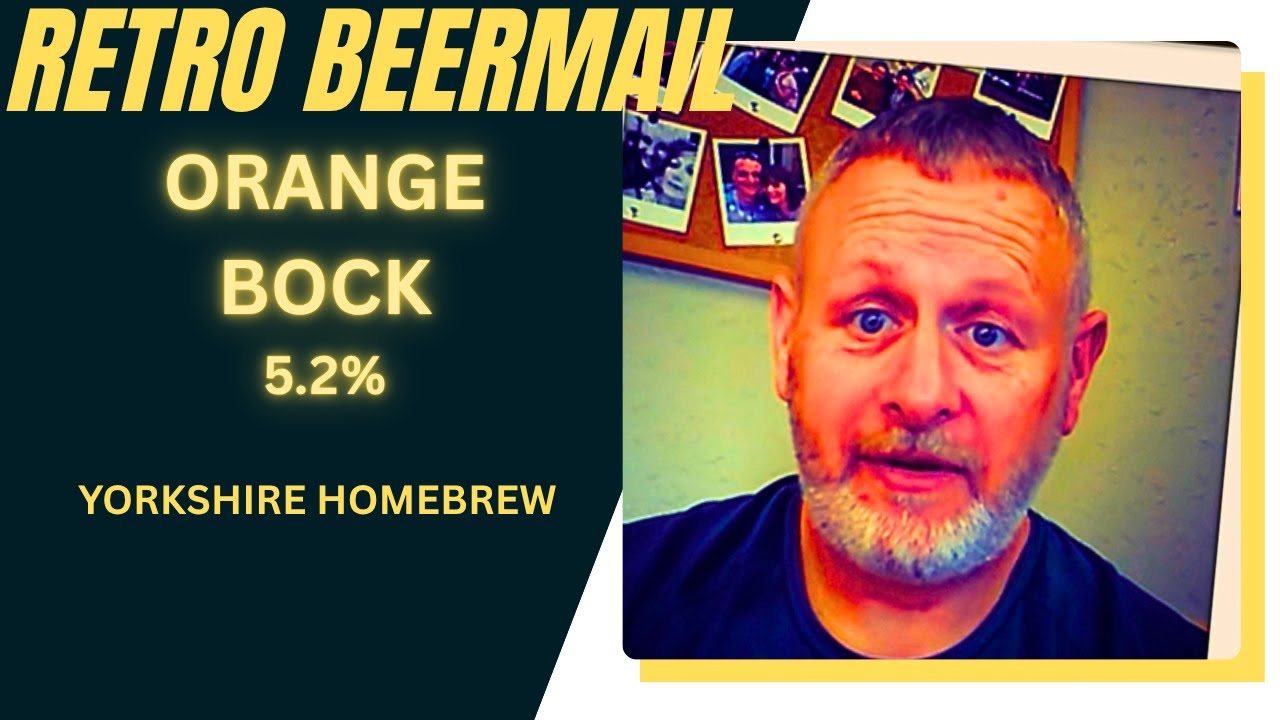 Retro Beermail - Orange Bock