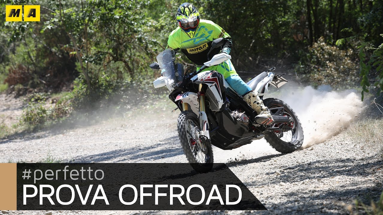 Honda Africa Twin Rally: test esclusivo offroad! [ENGLISH SUB]