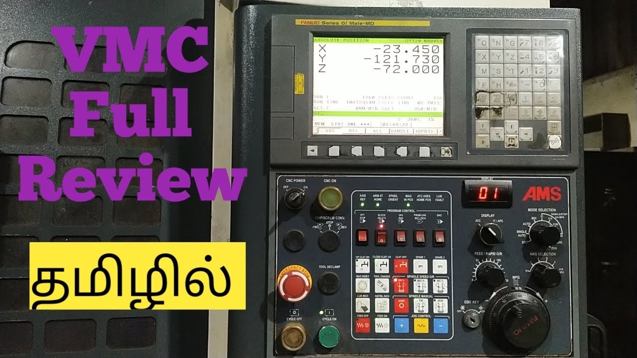 VMC machine full explained.!|💯 quality | Machine Explanation Tamil @vtlcncking7