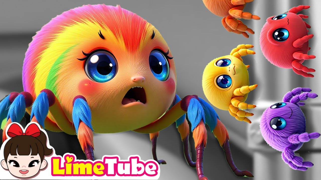 Itsy-bitsy spider & Rock-a-bye Baby +more Nursery Rhymes Song for kids | LimeTube Melody
