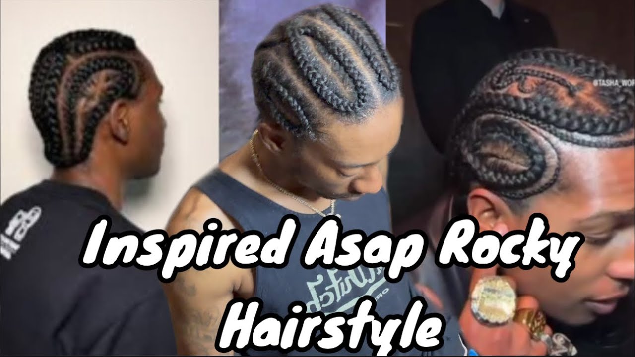 Trying these cornrows Inspired by ASAP Rocky Hairstyle (braids)