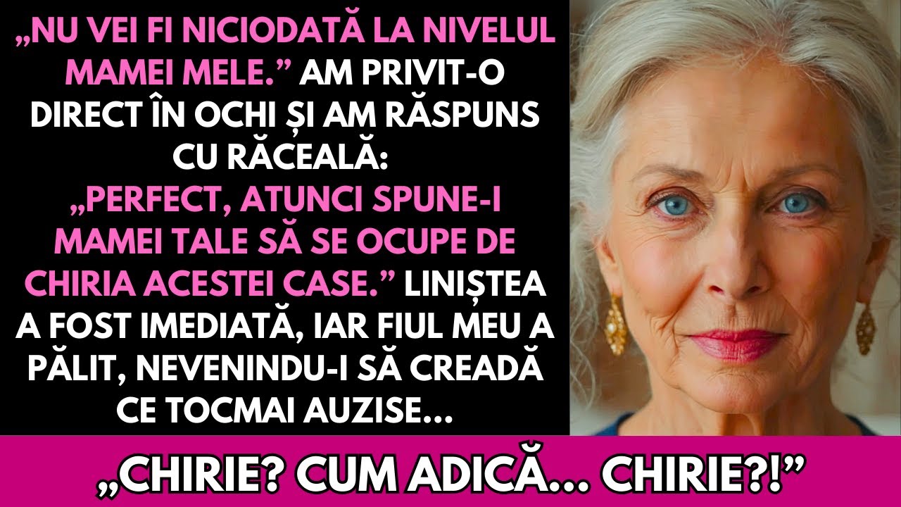 Nora M-A Privit Și A Spus Că Nu Sunt Nimic Comparativ Cu Mama Ei, Am Mutat Scaunul