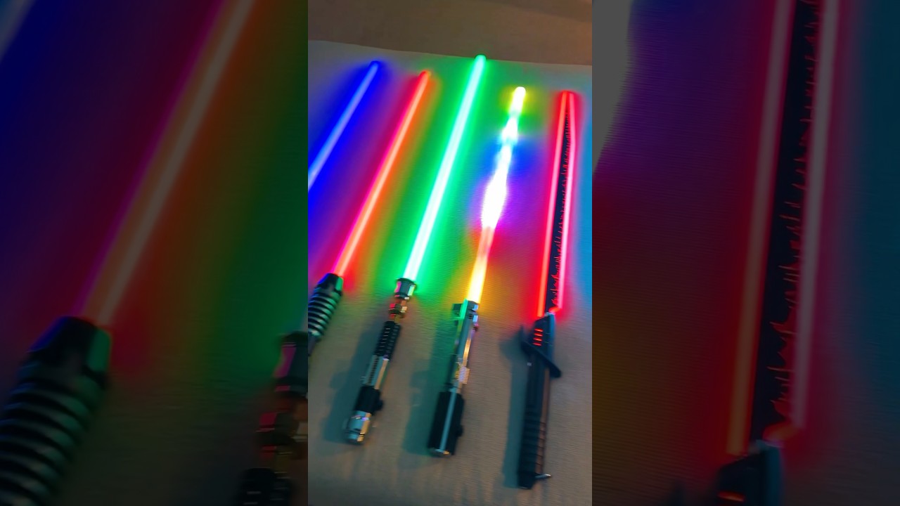 Lightsabers But It Gets Progressively More Expensive! #lightsaber