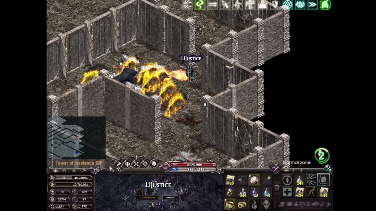 [美版天堂]L1Justice 圓個黑豹法師夢 奧塔70樓逛逛 #lineage #天堂 #美版天堂